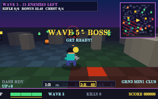 A boss wave beginning
