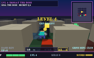 A hand-authored campaign level